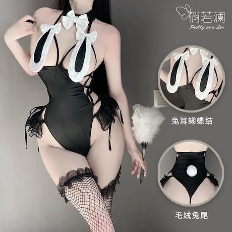 Women Sexy Lingerie Set 3 Piece Babydoll & Lace Kimono Robe Strap Chemise Sleepwear Mesh Nightgown
