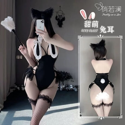 Women Sexy Lingerie Set 3 Piece Babydoll & Lace Kimono Robe Strap Chemise Sleepwear Mesh Nightgown